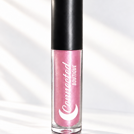 Connected Boutique - Rose- Metallic Pink Bold Longwear Liquid Lipstick – Transfer‑Proof Matte