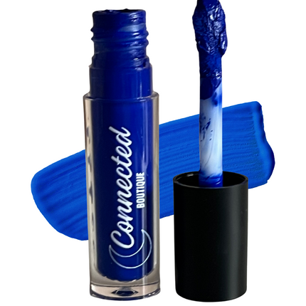 Connected Boutique - Vue- Matte Blue Bold Longwear Liquid Lipstick – Transfer‑Proof Matte