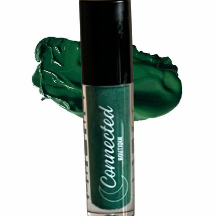 Connected Boutique - Envy - Green Bold Longwear Liquid Lipstick – Transfer‑Proof Matte