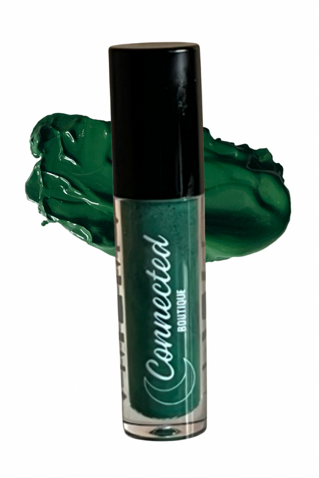 Connected Boutique - Envy - Green Bold Longwear Liquid Lipstick – Transfer‑Proof Matte