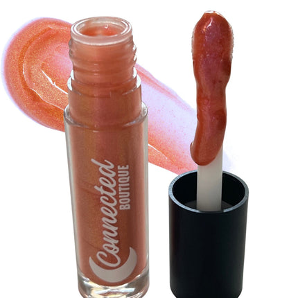 Connected Boutique - Fairytale -Orange to Pink Shift Duochrome Lip Gloss – High Shine