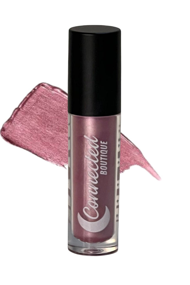 Connected Boutique - Rose- Metallic Pink Bold Longwear Liquid Lipstick – Transfer‑Proof Matte