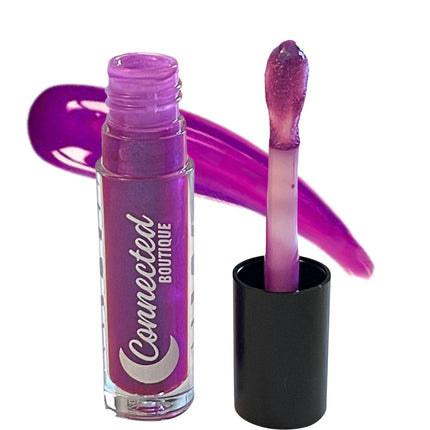 Connected Boutique - Stargazer -Duochrome Purple‑Pink Shift Lip Gloss with Vanilla Scent