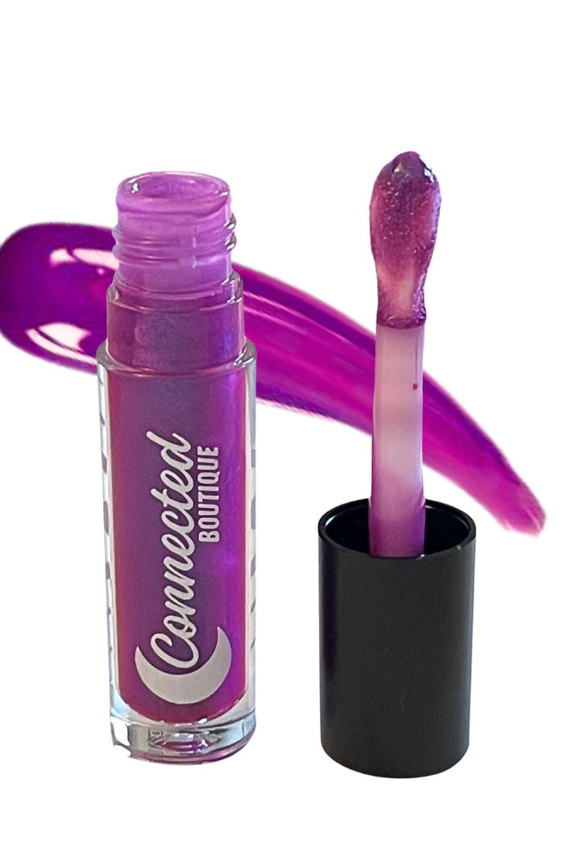 Connected Boutique - Stargazer -Duochrome Purple‑Pink Shift Lip Gloss with Vanilla Scent