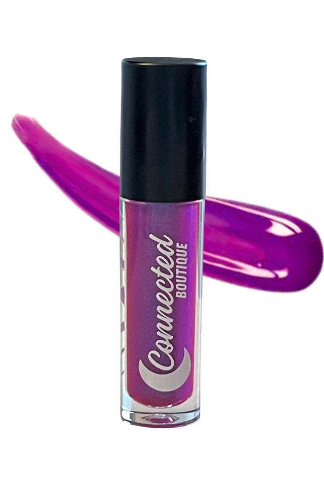 Connected Boutique - Stargazer -Duochrome Purple‑Pink Shift Lip Gloss with Vanilla Scent