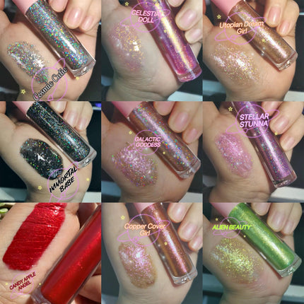 Inked Doll Cosmetics - CELESTIAL DOLL GLITTER GLOSS Collection