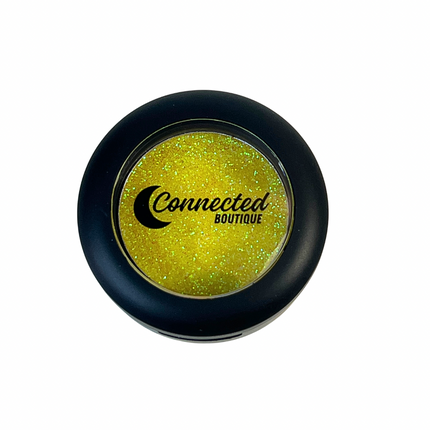 Connected Boutique - Inner Goddess - Yellow/Green Duo-chrome Glitter Eyeshadow single