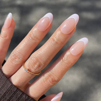 Bonmuz - Lavender Petal Grace | Soft & Durable Press-On Nails