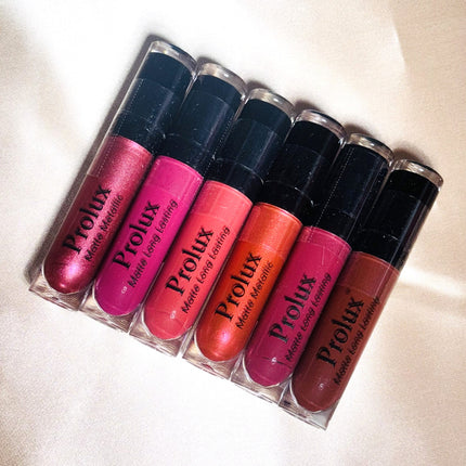 Prolux Cosmetics - Prolux Ruby Radiance Metallic Matte Red Lipsticks