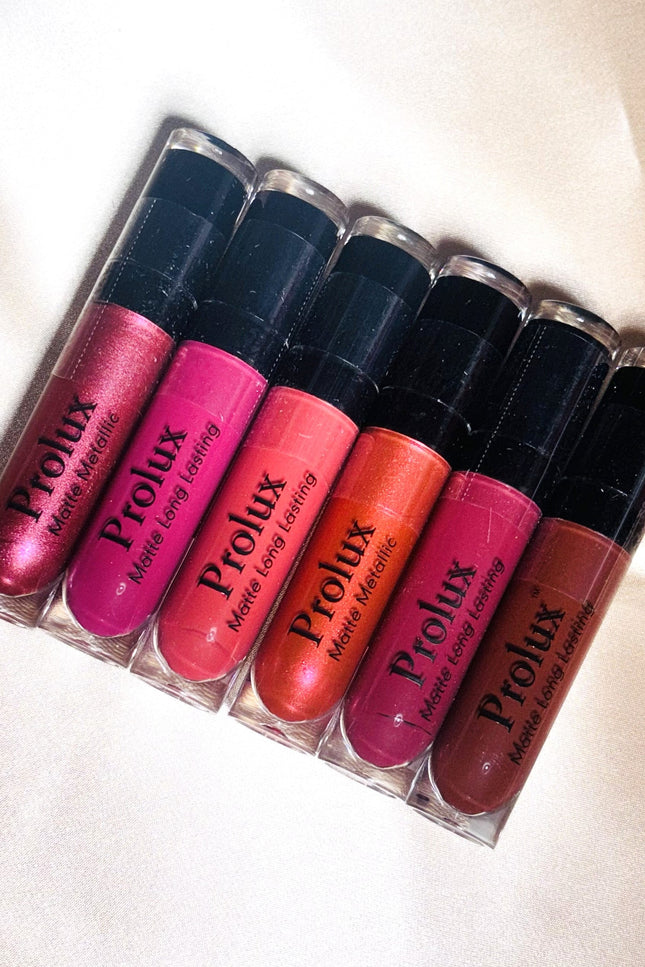 Prolux Cosmetics - Prolux Ruby Radiance Metallic Matte Red Lipsticks