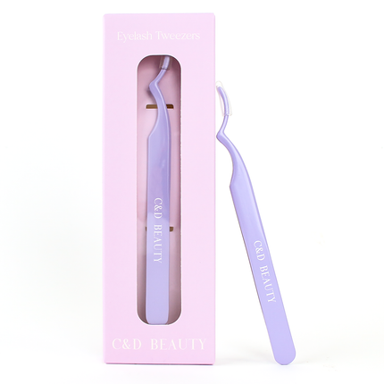C & D Beauty - LuxeGlide Lash Tweezers