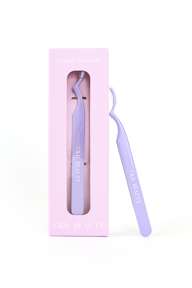 C & D Beauty - LuxeGlide Lash Tweezers