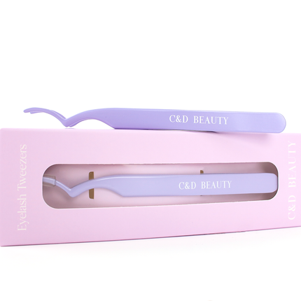 C & D Beauty - LuxeGlide Lash Tweezers