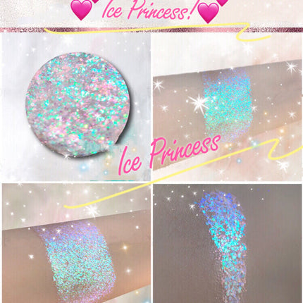 Inked Doll Cosmetics - ICE PRINCESS *LMT EDT* Summer Festival Pressed Glitter