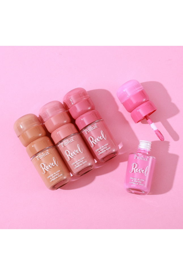 Prolux Cosmetics - Revel Cream Blush & Tinted Lip Balm Duo