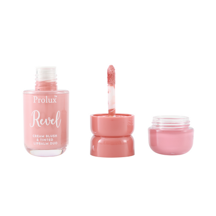 Prolux Cosmetics - Revel Cream Blush & Tinted Lip Balm Duo