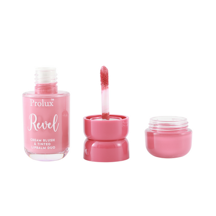 Prolux Cosmetics - Revel Cream Blush & Tinted Lip Balm Duo