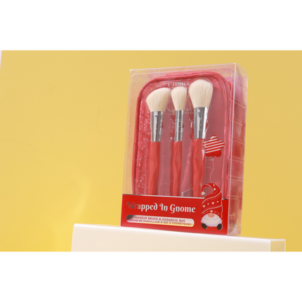 Prolux Cosmetics - Wrapped in Gnome: Makeup Brush & Cosmetic Bag