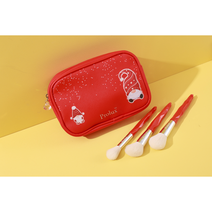 Prolux Cosmetics - Wrapped in Gnome: Makeup Brush & Cosmetic Bag