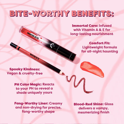 Profusion Cosmetics - Monster Bash | Vampire Bite Tinted Lip Gloss & Lip Liner