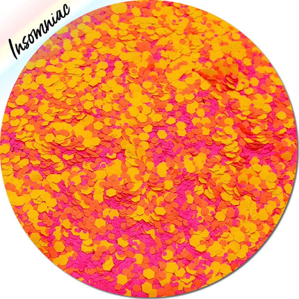 Inked Doll Cosmetics - "INSOMNIAC" *UV/BlackLight* Festival FunFetti