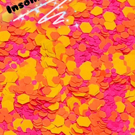 Inked Doll Cosmetics - "INSOMNIAC" *UV/BlackLight* Festival FunFetti