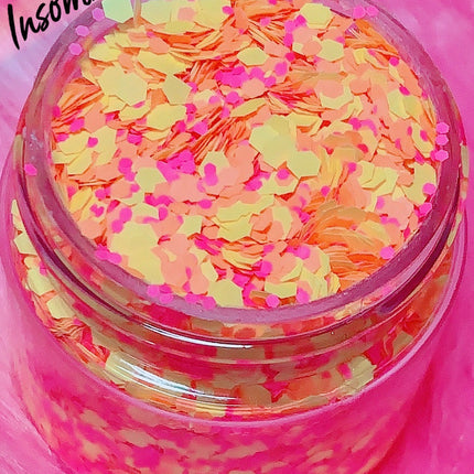 Inked Doll Cosmetics - "INSOMNIAC" *UV/BlackLight* Festival FunFetti