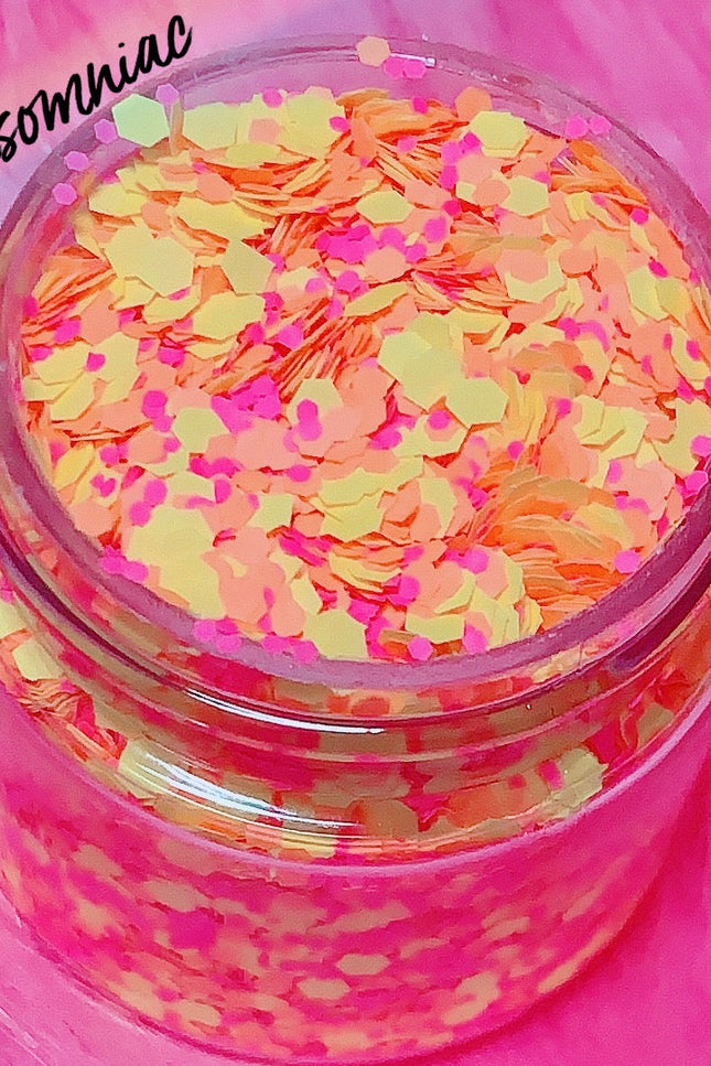 Inked Doll Cosmetics - "INSOMNIAC" *UV/BlackLight* Festival FunFetti