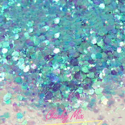 Inked Doll Cosmetics - ISLAND BREEZE Chunky Glamdoll Glitter