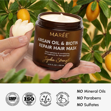 Maree - Argan Oil & Biotin Hair Repair Mask