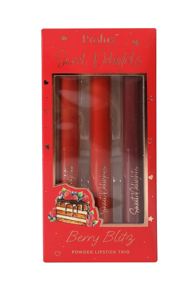Prolux Cosmetics - Sweet Delights - Powder Lipstick Trio