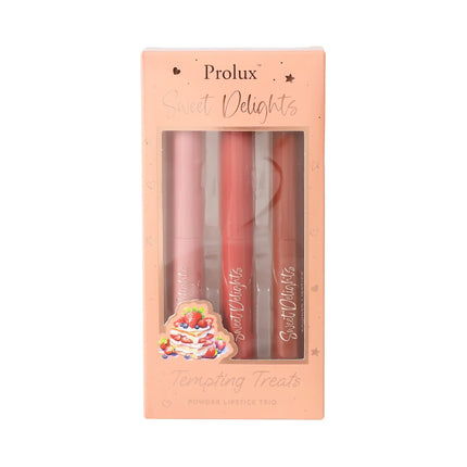 Prolux Cosmetics - Sweet Delights - Powder Lipstick Trio
