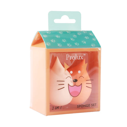 Prolux Cosmetics - 2 in 1 Cat Sponge Set