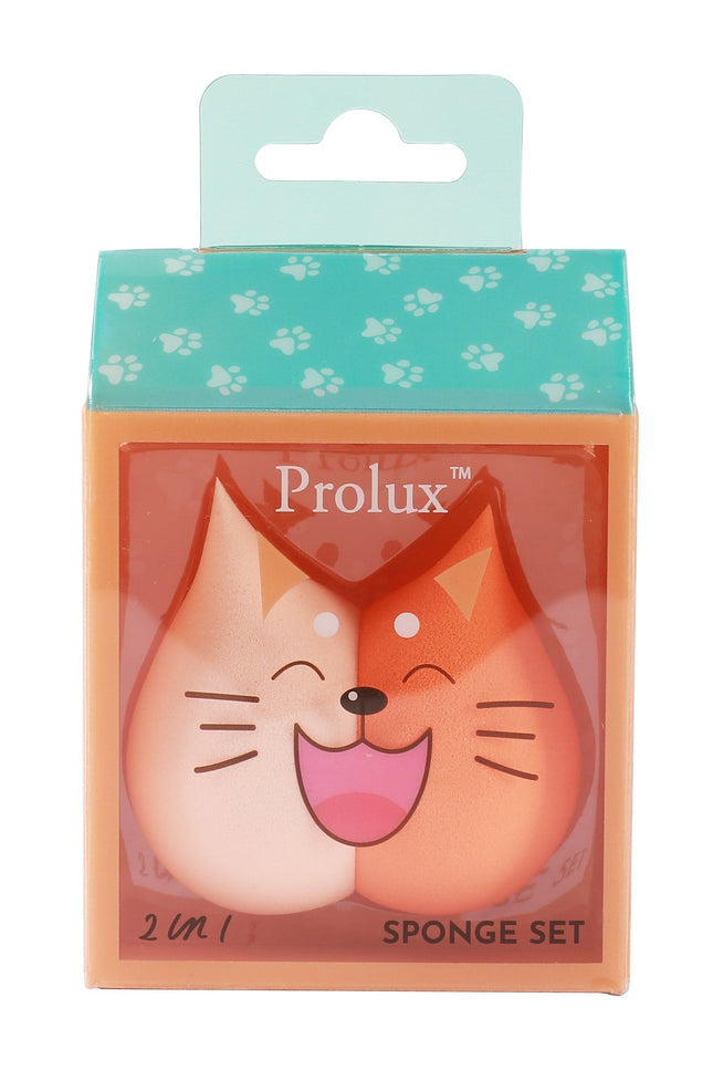Prolux Cosmetics - 2 in 1 Cat Sponge Set