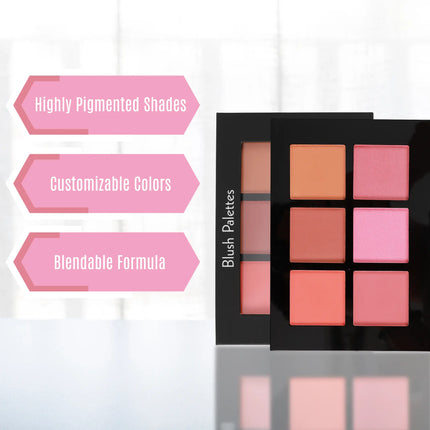Prolux Cosmetics - Blush Palette | Blush Colour Palette