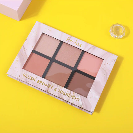 Prolux Cosmetics - Prolux Blush Bronze Highlight Palette
