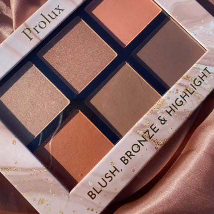 Prolux Cosmetics - Prolux Blush Bronze Highlight Palette