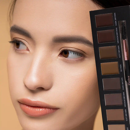 Prolux Cosmetics - Eyebrow Makeup Kits | 8 Shade Brow Palette with Brush