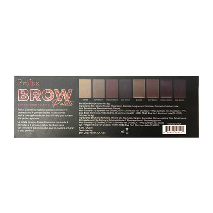 Prolux Cosmetics - Eyebrow Makeup Kits | 8 Shade Brow Palette with Brush