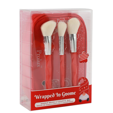 Prolux Cosmetics - Wrapped in Gnome: Makeup Brush & Cosmetic Bag