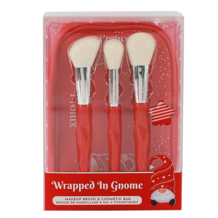 Prolux Cosmetics - Wrapped in Gnome: Makeup Brush & Cosmetic Bag