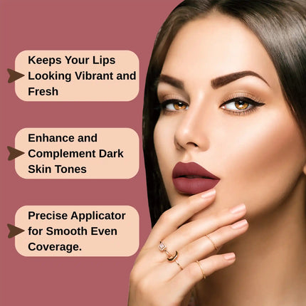 Prolux Cosmetics - Prolux Matte Lip Gloss for Dark Skin