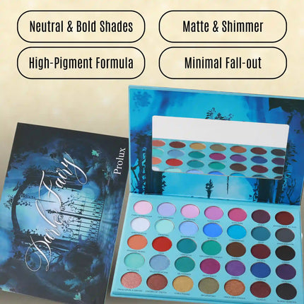 Prolux Cosmetics - Dark Fairy Cool Eyeshadow Palette
