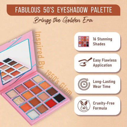 Prolux Cosmetics - Fabulous 50's Eyeshadow Palette