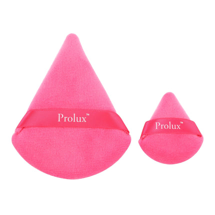 Prolux Cosmetics - Triangular Powder Puff Duo