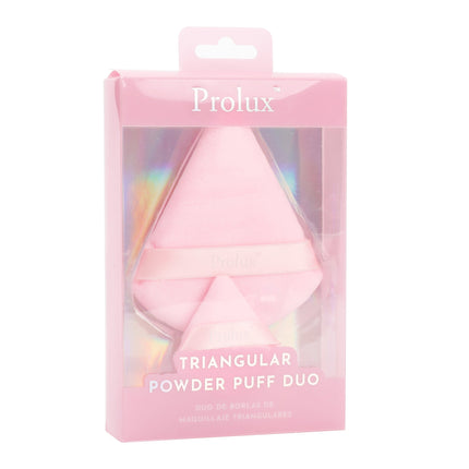 Prolux Cosmetics - Triangular Powder Puff Duo