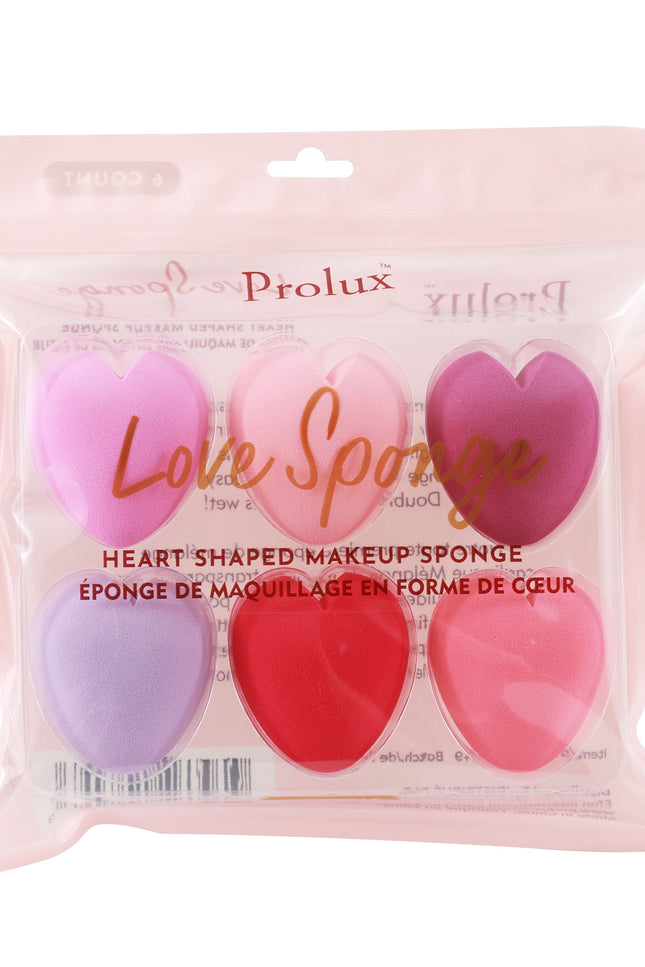 Prolux Cosmetics - Love Sponge: Heart Shaped Makeup Sponges