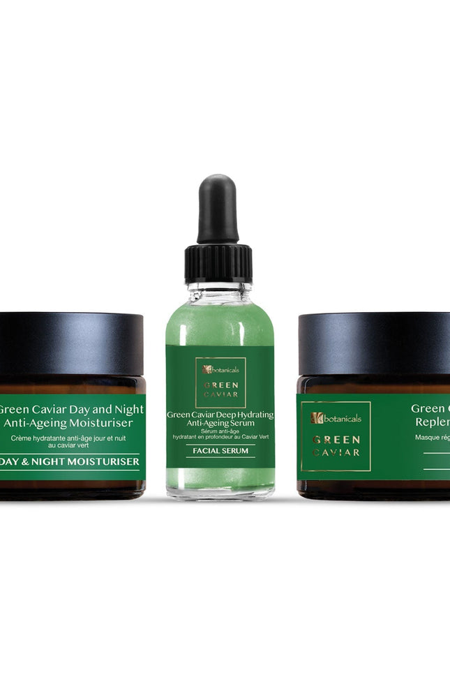 skinChemists US - Green Caviar Serum, Night Moisturiser and Mask