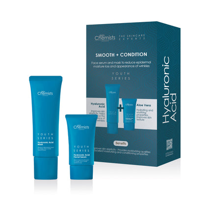 skinChemists US - Hyaluronic Acid Smooth & Condition Kit + Free Hyaluronic Acid Mask 50ml