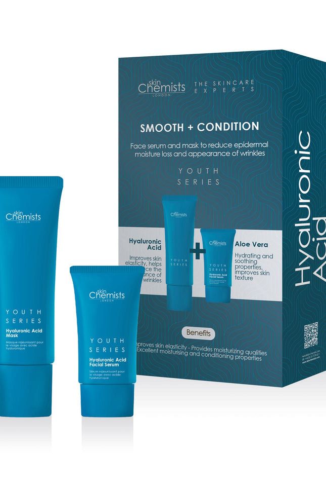 skinChemists US - Hyaluronic Acid Smooth & Condition Kit + Free Hyaluronic Acid Mask 50ml